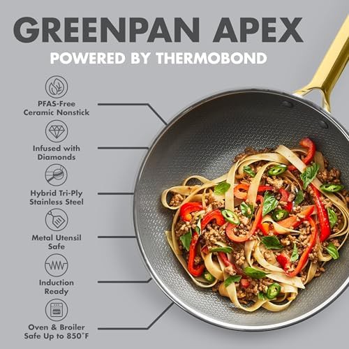 Hybrid APEX Tri-Ply Stainless Steel 11 in Wok — photo 4