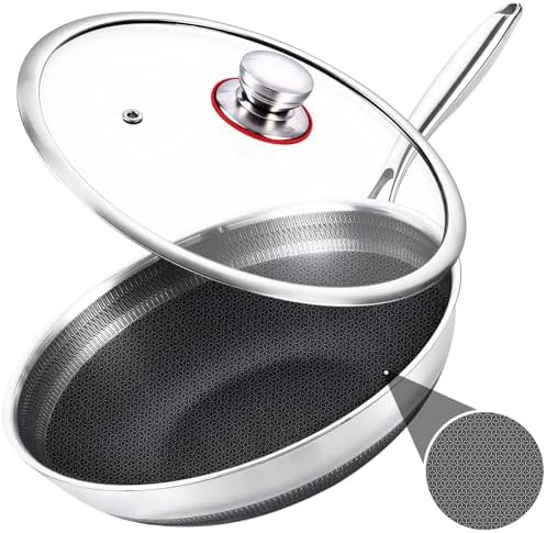 Thirteen Inch Double Coated Hybrid Wok