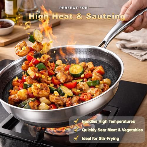 Thirteen Inch Double Coated Hybrid Wok — photo 3