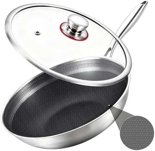 Twelve Inch Ceramic Coated Hybrid Wok