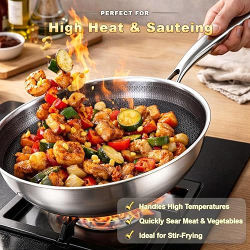 Twelve Inch Ceramic Coated Hybrid Wok — photo 4
