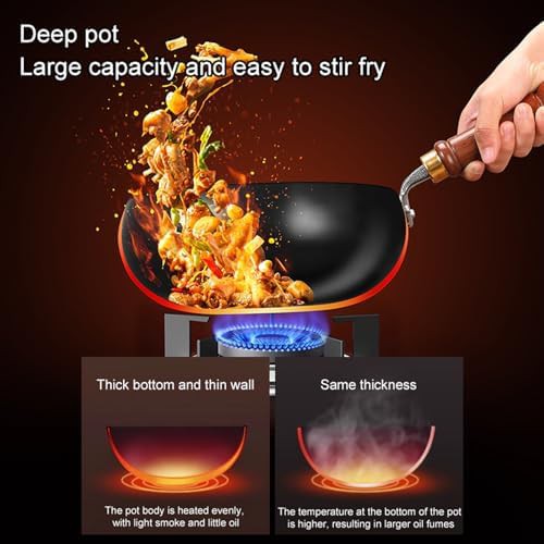 Small carbon steel flat bottom wok 10.2 in — photo 4