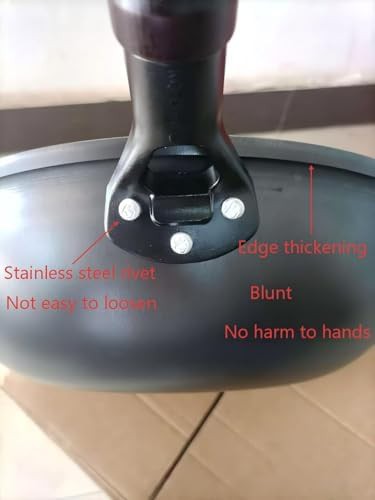 Luted 13-4-inch Chinese cast iron wok — photo 5