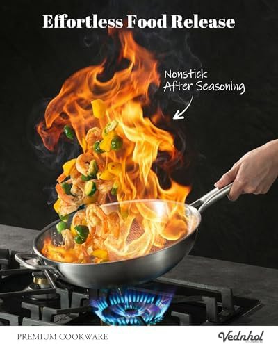 Pure Titanium Hammered Professional Wok — photo 3