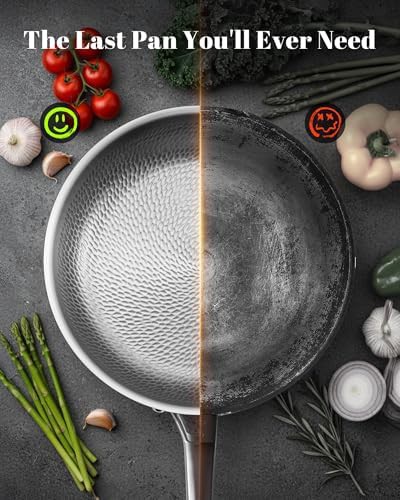 Pure Titanium Hammered Professional Wok — photo 5