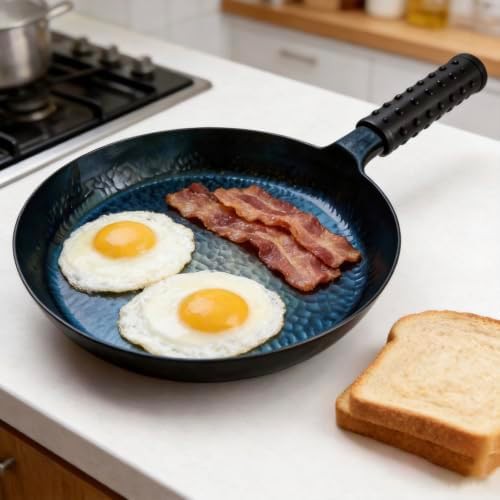 Lvhop blued 24cm flat bottom frying wok — photo 4