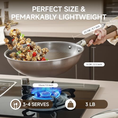 Thirteen Inch Titanium Hybrid Nonstick Wok — photo 5